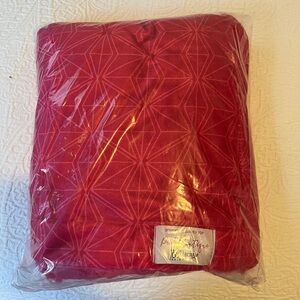 Plush Pink Blanket - Pink Geometric
